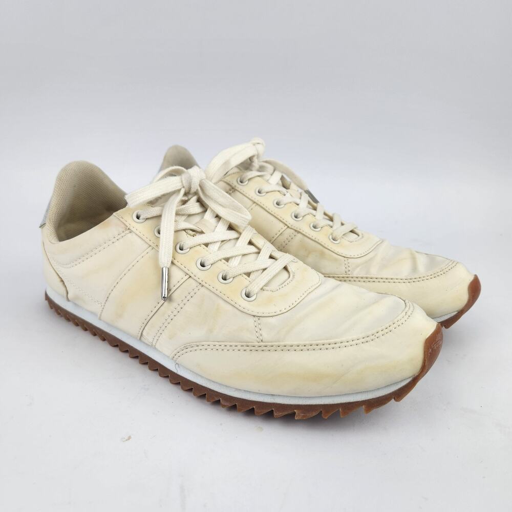 J. Crew Women’s Tan/Cream/Ivory Colorblock Trainers Sneakers Shoes Size 8
